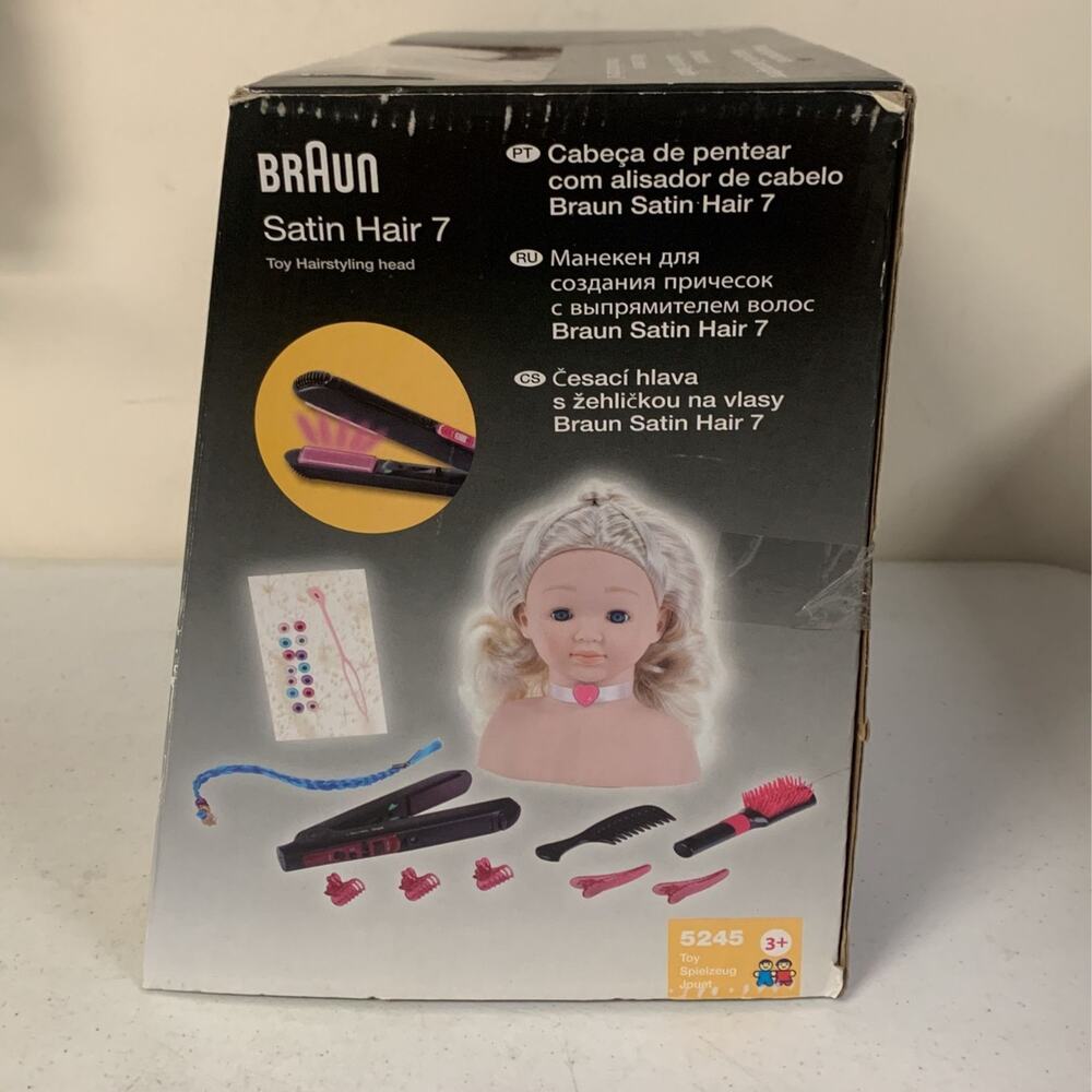 Braun Satin Hair 7 Toy Hairstyling Head with Straightener & Accessories - Picture 7 of 9